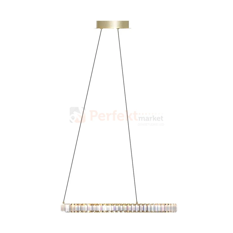 Lampa wisząca złota glamour ATHESA kryształ CCT 26W Zuma Line MD3169-1-3GT 1 perfektmarket.webp