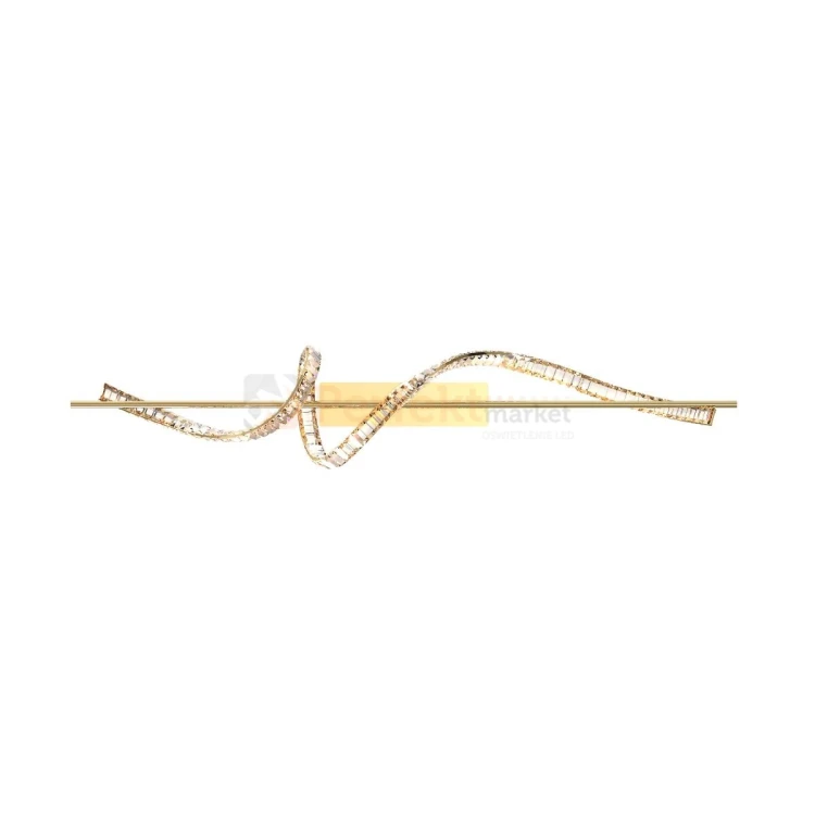 Lampa wisząca złota glamour ATHESA kryształ CCT 26W Zuma Line MD3170-1-3GT 3 perfektmarket.webp