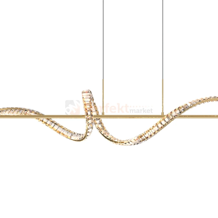 Lampa wisząca złota glamour ATHESA kryształ CCT 26W Zuma Line MD3170-1-3GT detail 1 perfektmarket.webp