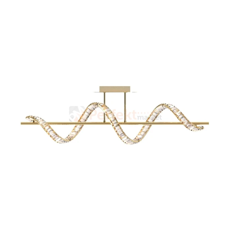 Lampa sufitowa złota glamour ATHESA kryształ CCT 26W Zuma Line MX3170-1-3GT  perfektmarket.webp