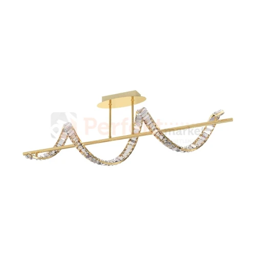 Lampa sufitowa złota glamour ATHESA kryształ CCT 26W Zuma Line MX3170-1-3GT 1 perfektmarket.webp