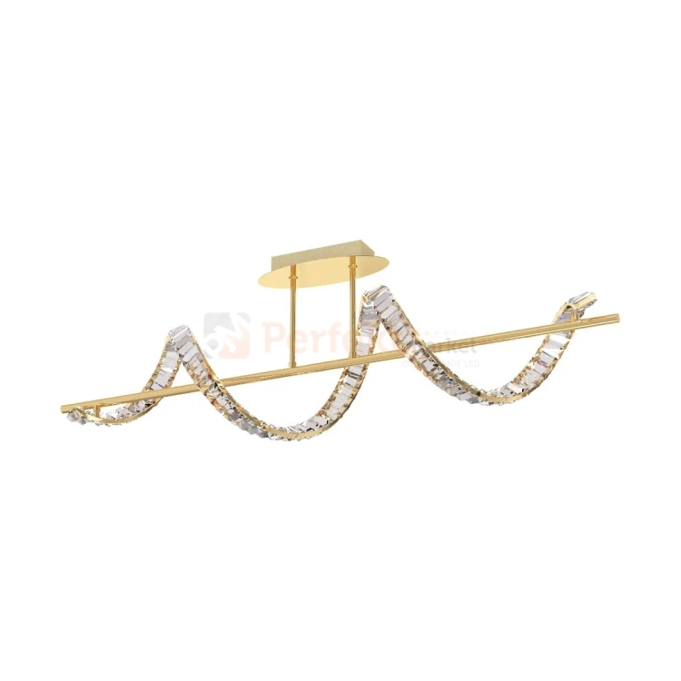 Lampa sufitowa złota glamour ATHESA kryształ CCT 26W Zuma Line MX3170-1-3GT 1 perfektmarket.webp