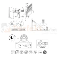 Kinkiet ścienny zewnętrzny elewacyjny z czujnikiem ruchu MARIZA IP44 antracyt TRIO 247069142 montaz instrukcja perfektmarket.webp