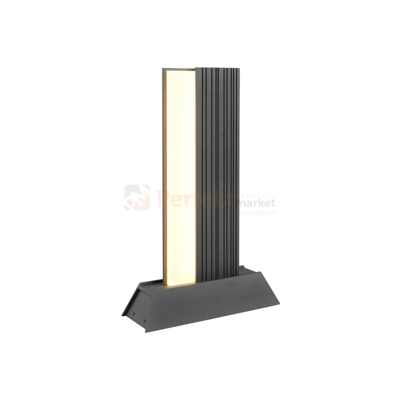 Lampa ogrodowa stojąca MARIZA antracyt słupek LED 50 cm TRIO 547060142 wymiary perfektmarket.webp