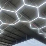Lampa hexagon LED Geometric System 1 lampa detailingowa LED LP-0109 1C 4K aranżacja 5 perfektmarket.webp