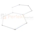 Lampa hexagon LED Geometric System 2 lampa detailingowa LED LP-0109 2C 4K 1 perfekmarket.webp
