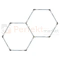 Lampa hexagon LED Geometric System 2 lampa detailingowa LED LP-0109 2C 4K 2 perfekmarket.webp