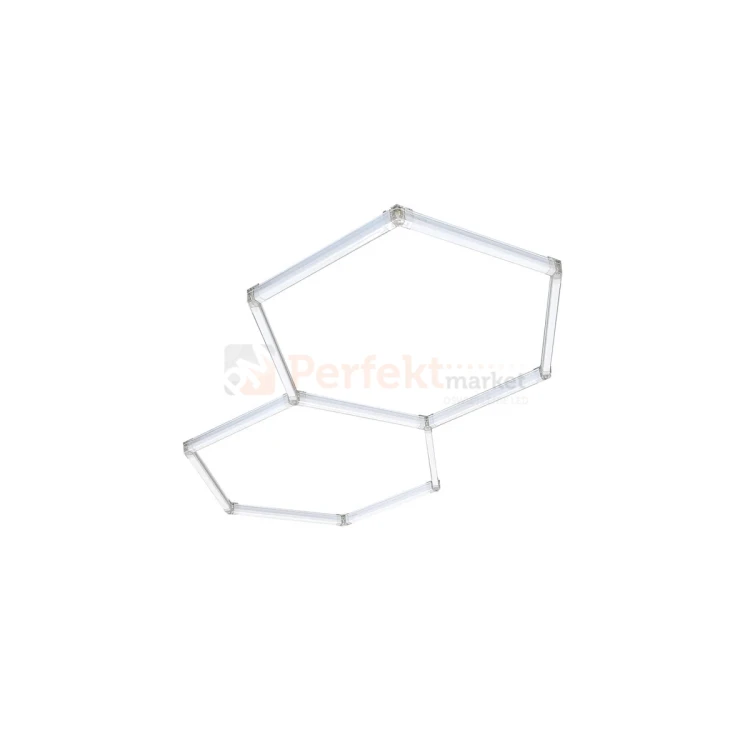 Lampa hexagon LED Geometric System 2 lampa detailingowa LED LP-0109 2C 4K 3 perfekmarket.webp