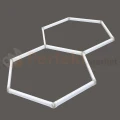 Lampa hexagon LED Geometric System 2 lampa detailingowa LED LP-0109 2C 4K perfekmarket.webp