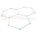 Lampa hexagon LED Geometric System 3 lampa detailingowa LED LP-0109 3C 4K 2 perfekmarket.webp