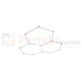 Lampa hexagon LED Geometric System 3 lampa detailingowa LED LP-0109 3C 4K 3 perfekmarket.webp