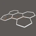 Lampa hexagon LED Geometric System 5 lampa detailingowa LED LP-0109 5C 4K perfekmarket.webp