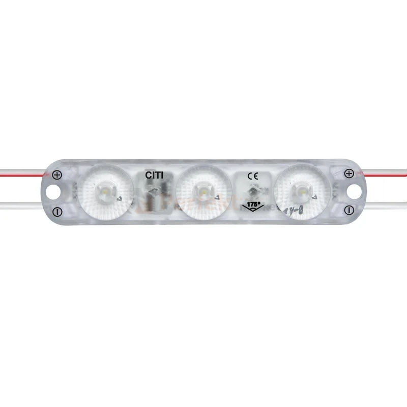moduł led niebieski 3L citi lens prfesjonalny 3smd 2835 wymiary rozstaw perfektmarket olsztyn.webp