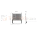 profesjonalny naświetlacz LED line PRIME Floodlight 600W 84000lm na boiska orliki 1 perfektmarket.webp