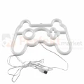 Neon LED lampa ścienna kinkiet NEON PAD joystick USB A AA 1 perfektmarket.webp
