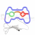 Neon LED lampa ścienna kinkiet NEON PAD joystick USB A AA perfektmarket.webp