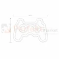 Neon LED lampa ścienna kinkiet NEON PAD joystick USB A AA wymiary perfektmarket.webp