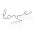 Neon LED lampa ścienna kinkiet NEON LOVE miłość USB A AA 1 perfektmarket.webp
