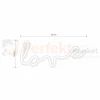 Neon LED lampa ścienna kinkiet NEON LOVE miłość USB A AA wymiary perfektmarket.webp
