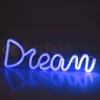 Neon LED lampa ścienna kinkiet NEON DREAM marzenie USB A AA 2 perfektmarket.webp
