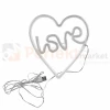 Neon LED lampa ścienna kinkiet NEON serce LOVE USB A AAA 1 perfektmarket.webp