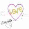 Neon LED lampa ścienna kinkiet NEON serce LOVE USB A AAA perfektmarket.webp