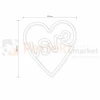 Neon LED lampa ścienna kinkiet NEON serce LOVE USB A AAA wymiary perfektmarket.webp