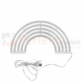 Neon LED lampa ścienna kinkiet NEON  TĘCZA USB A AA 1 perfektmarket.webp