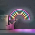 Neon LED lampa ścienna kinkiet NEON  TĘCZA USB A AA 2 perfektmarket.webp