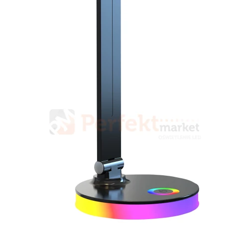 Lampka biurkowa LED czarna RGB CCT SM-606 1 perfektmarket.webp