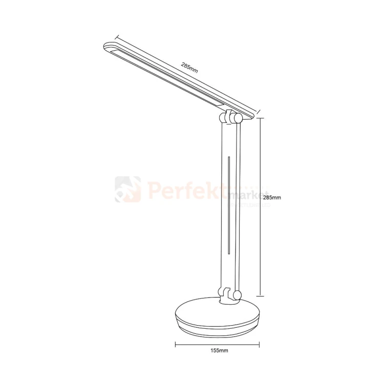 Lampka biurkowa LED czarna RGB CCT SM-606 perfektmarket.webp