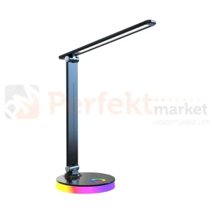 Lampka biurkowa LED czarna RGB CCT SM-606