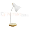 Lampka biurkowa LED biała SM-W02 klasyczna E27 Zuma Line perfektmarket.webp