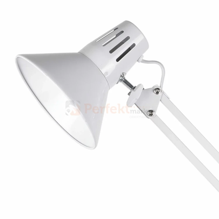 Lampka biurkowa WORKER kreślarska biała E27 327536 2 perfektmarket.webp