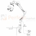 Lampka biurkowa WORKER kreślarska biała E27 327536 instrukcja perfektmarket.webp
