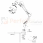 Lampka biurkowa WORKER kreślarska biała E27 327536 instrukcja perfektmarket.webp