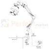 Lampka biurkowa WORKER kreślarska czarna E27 325150 instrukcja perfektmarket.webp