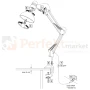 Lampka biurkowa WORKER kreślarska czarna E27 325150 instrukcja perfektmarket.webp