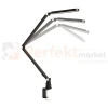 Lampa biurkowa mocna kreślarska czarna z uchwytem do blatu EPSILON CCT 800lm perfektmarket.webp
