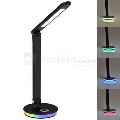 Lampka biurkowa NEPTUN LED czarna 4000K + RGB 2 perfektmarket.webp