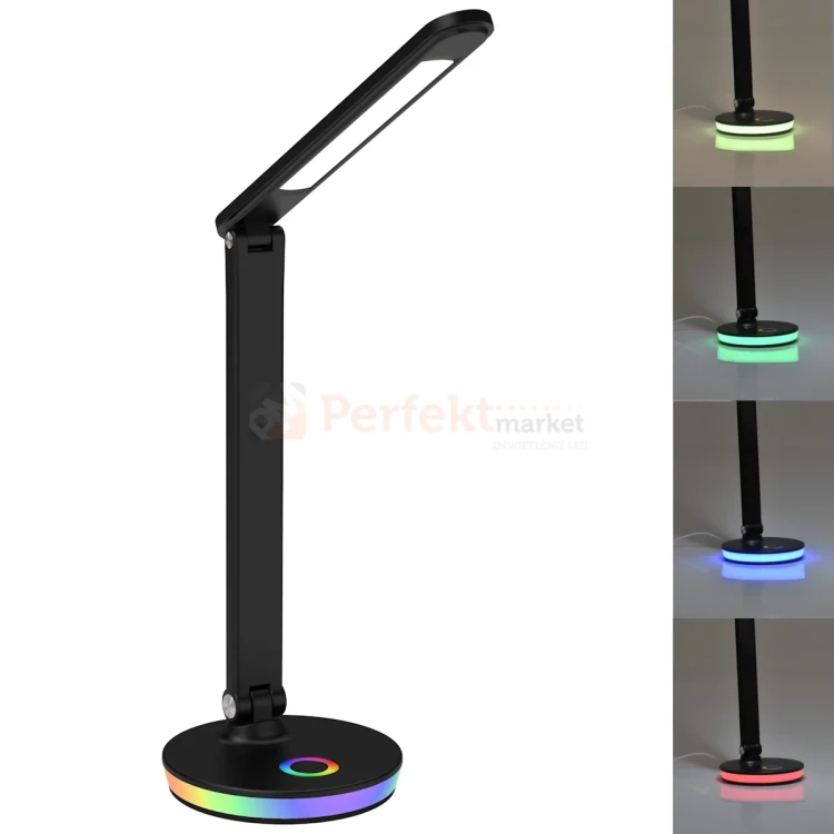 Lampka biurkowa NEPTUN LED czarna 4000K + RGB 2 perfektmarket.webp