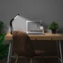 Lampa biurkowa LED GALA 6W brązowa z zegarkiem i termometrem ML139 perfektmarket.webp
