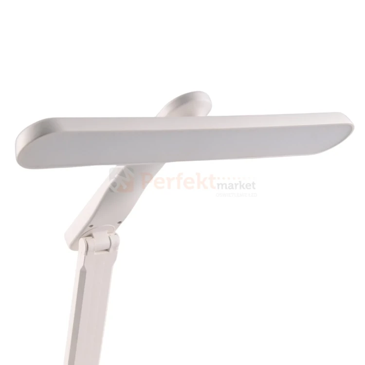 Lampka biurkowa BARI LED biała z organizerem 4000K dimm 4 perfektmarket.webp