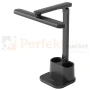 Lampka biurkowa BARI LED czarna z organizerem 4000K dimm 1 perfektmarket.webp