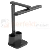 Lampka biurkowa BARI LED czarna z organizerem 4000K dimm perfektmarket.webp
