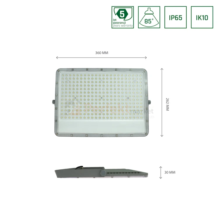 Naświetlacz reflektor LED NOCTIS MAX 150W 6500K IP65 premium 6 perfektmarket.webp