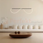 Lampa wisząca LED Meleca M 1xLED LP-2345 1P M czarna CCT 1 perfektmarket.webp