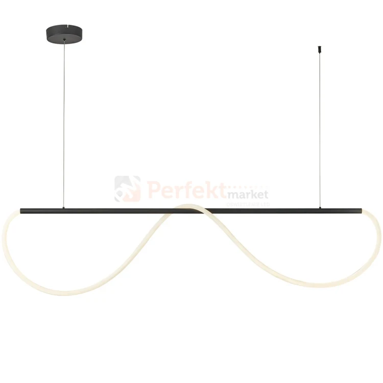 Lampa wisząca LED Meleca M 1xLED LP-2345 1P M czarna CCT 3 perfektmarket.webp