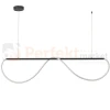 Lampa wisząca LED Meleca M 1xLED LP-2345 1P M czarna CCT perfektmarket.webp