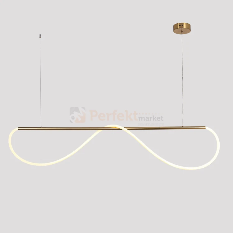 Lampa wisząca LED do salonu złota Meleca M 1xLED  LP-2345 1P M  CCT 5 perfektmarket olsztyn.webp